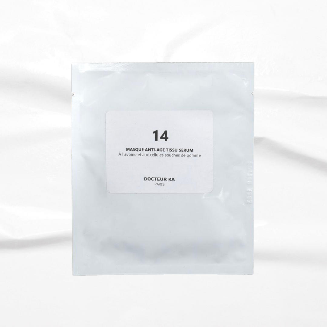 MASQUE 14 - Anti-Âge Tissu-sérum à l'Avoine - Docteur Ka
